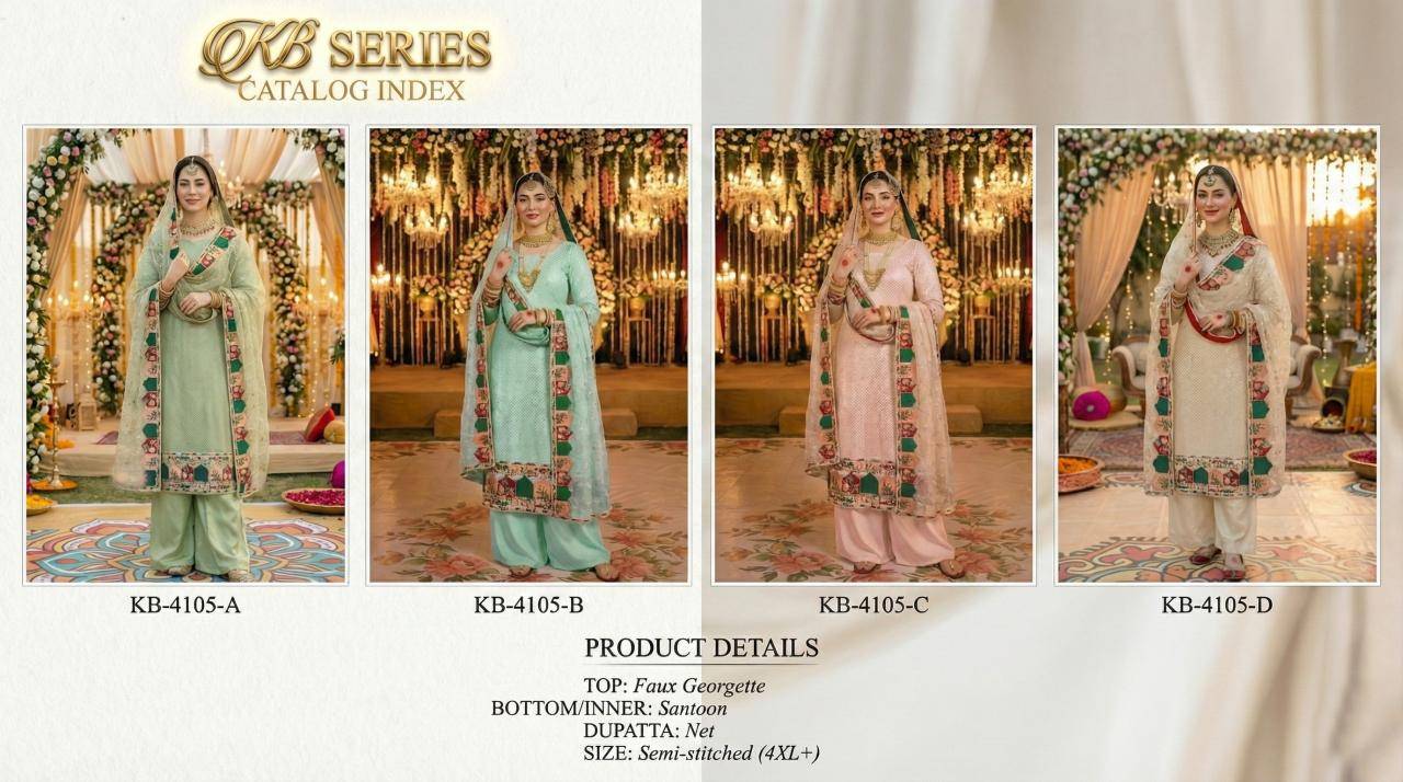Kb series eid special pakistani Suits wholesale in Hydrabad
